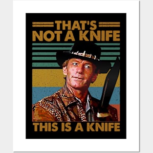 Crocodile Dundee That's Not A Knife Posters and Art